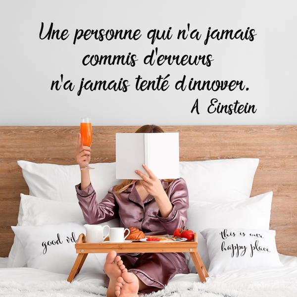 Une personne...